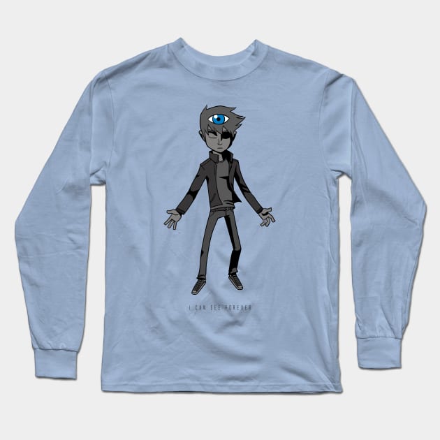 Third Eye Long Sleeve T-Shirt by natexopher